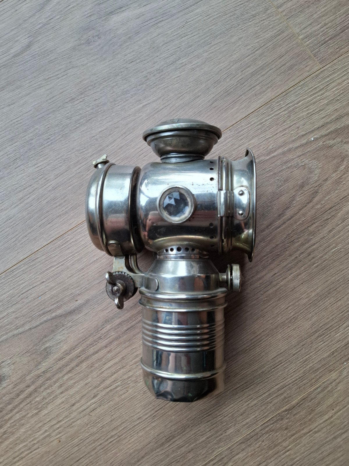 Antieke Radsonne Carbidlamp - Fietslamp, Ophalen