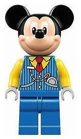 NIEUW lego DISNEY poppetje MICKEY MOUSE de trein conducteur, Lego, Nieuw, Ophalen of Verzenden, Minifiguur