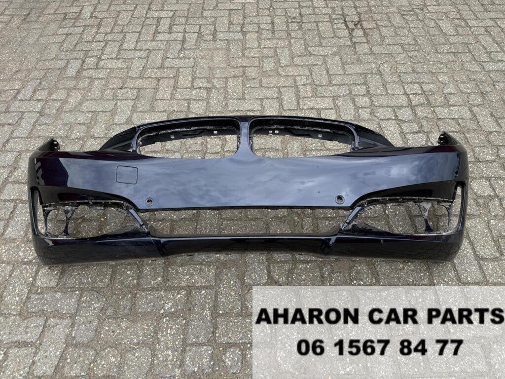 F34 GT Voorbumper Blauw Origineel 5111 7293806 BMW 3 serie, Gebruikt, Voor, Ophalen of Verzenden, Bumper