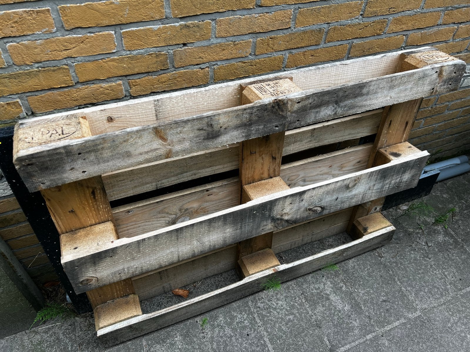Gratis af te halen: Houten Pallet, Ophalen, Gebruikt, 50 mm of meer, Pallet