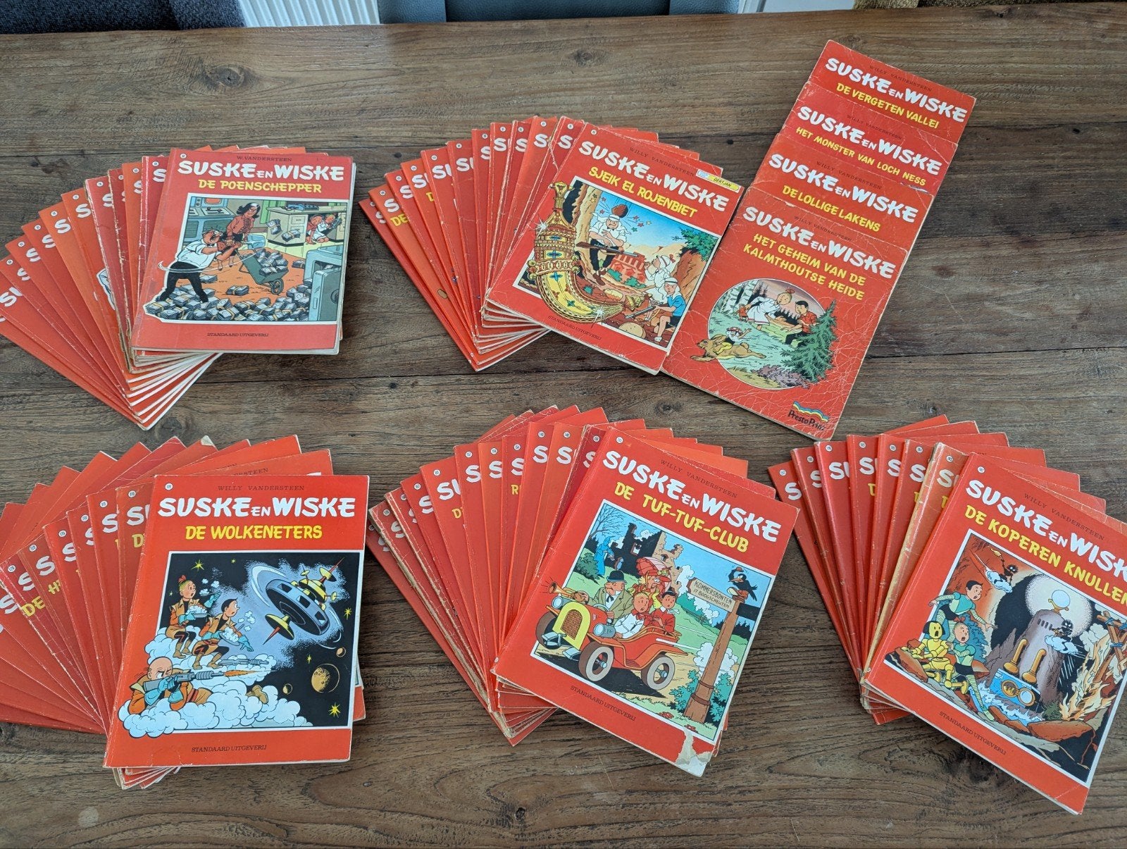 60 stuks Suske en Wiske, Boeken, Stripboeken, Meerdere stripboeken, Ophalen of Verzenden, Gelezen, Willy Vandersteen