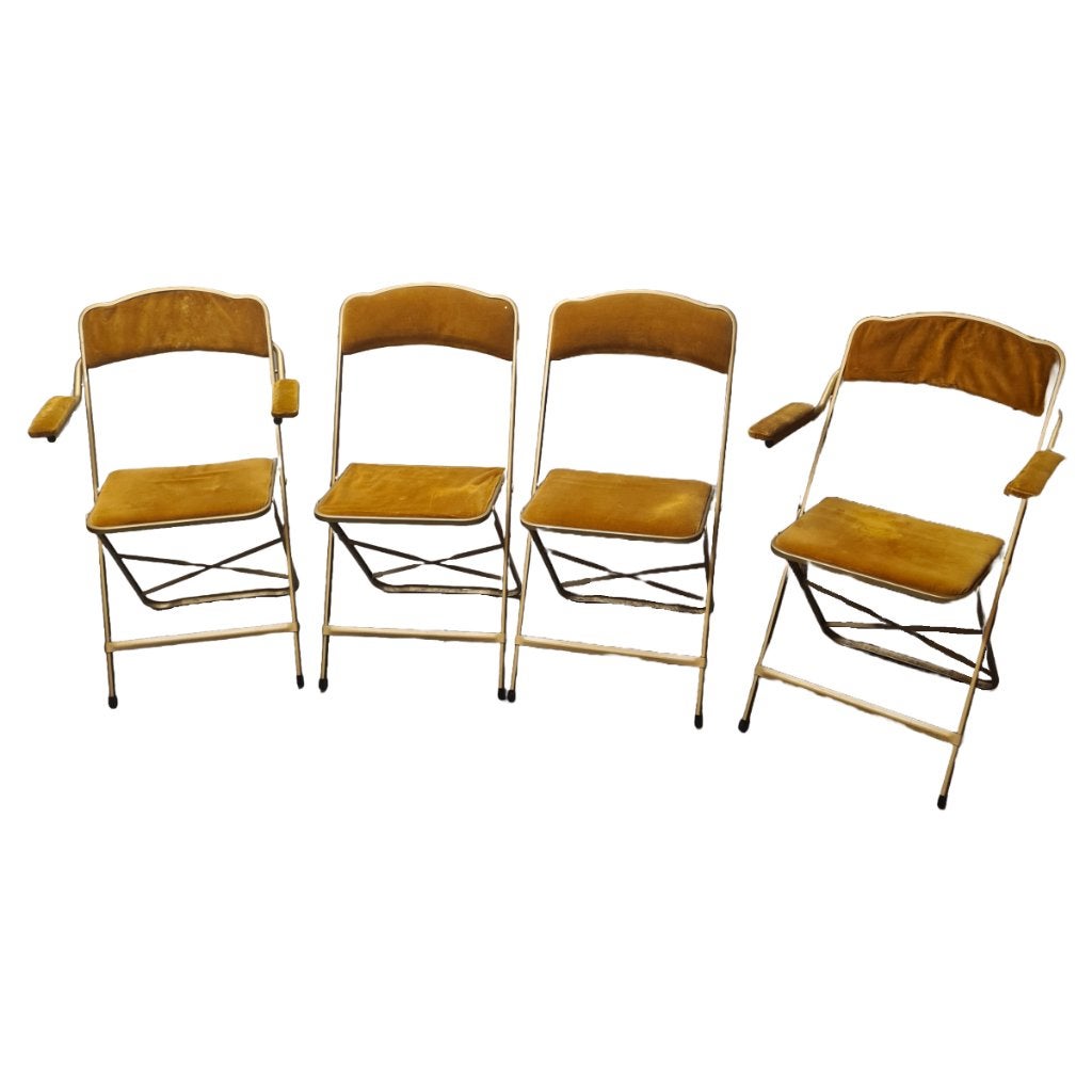 Vintage Fritz & Co. stijl klapstoelen, jaren 1970/80, Ophalen, Gebruikt, Overige kleuren, Vintage