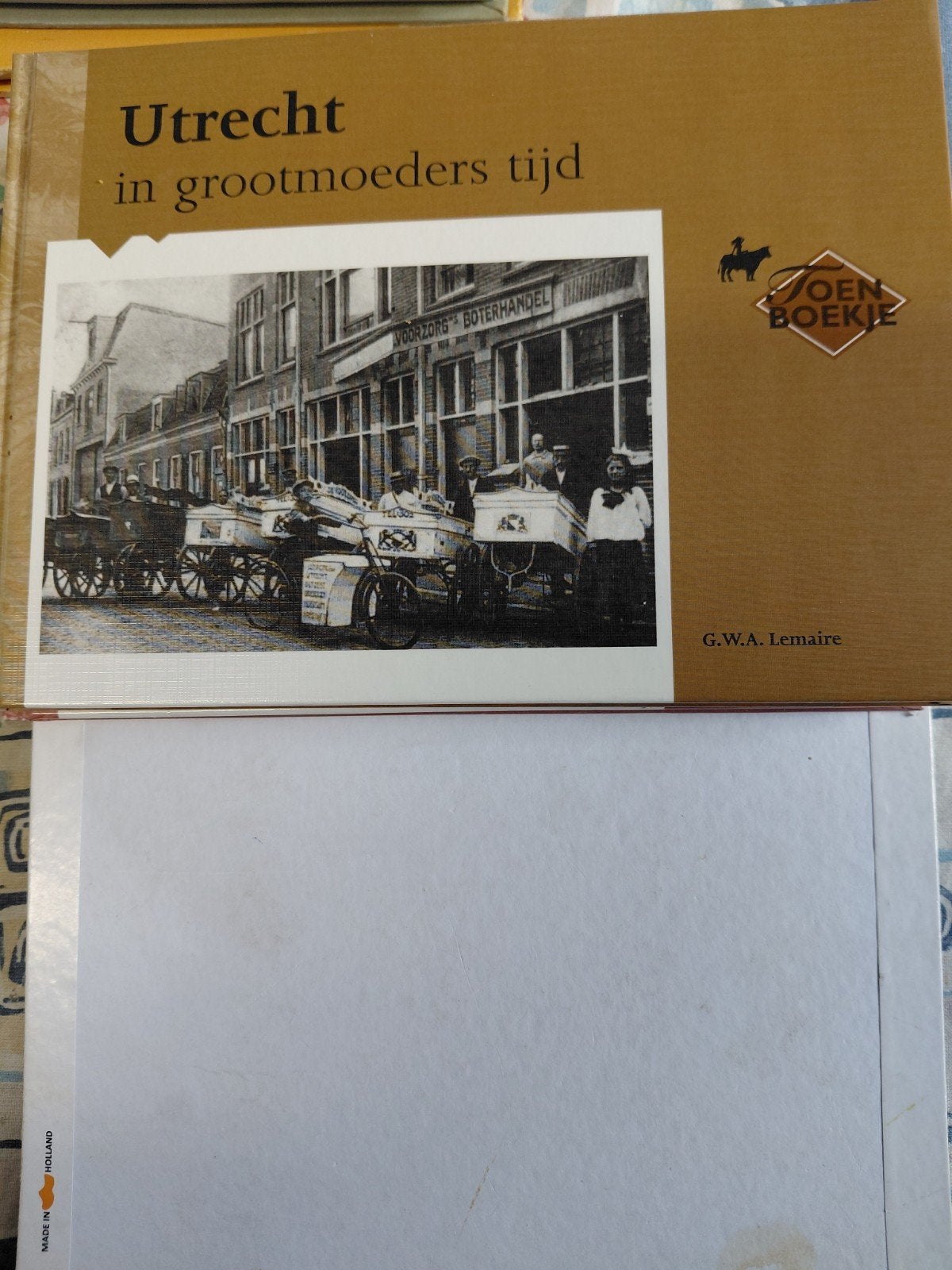 Utrecht in grootmoeders tijd - G.W.A. Lemaire, Ophalen of Verzenden, 20e eeuw of later, Gelezen, G.W.A. Lemaire