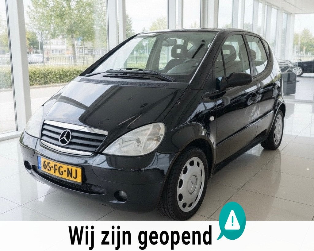 Mercedes-Benz A-klasse 160 Classic, 400 kg, Zwart, Bedrijf, 1598 cc