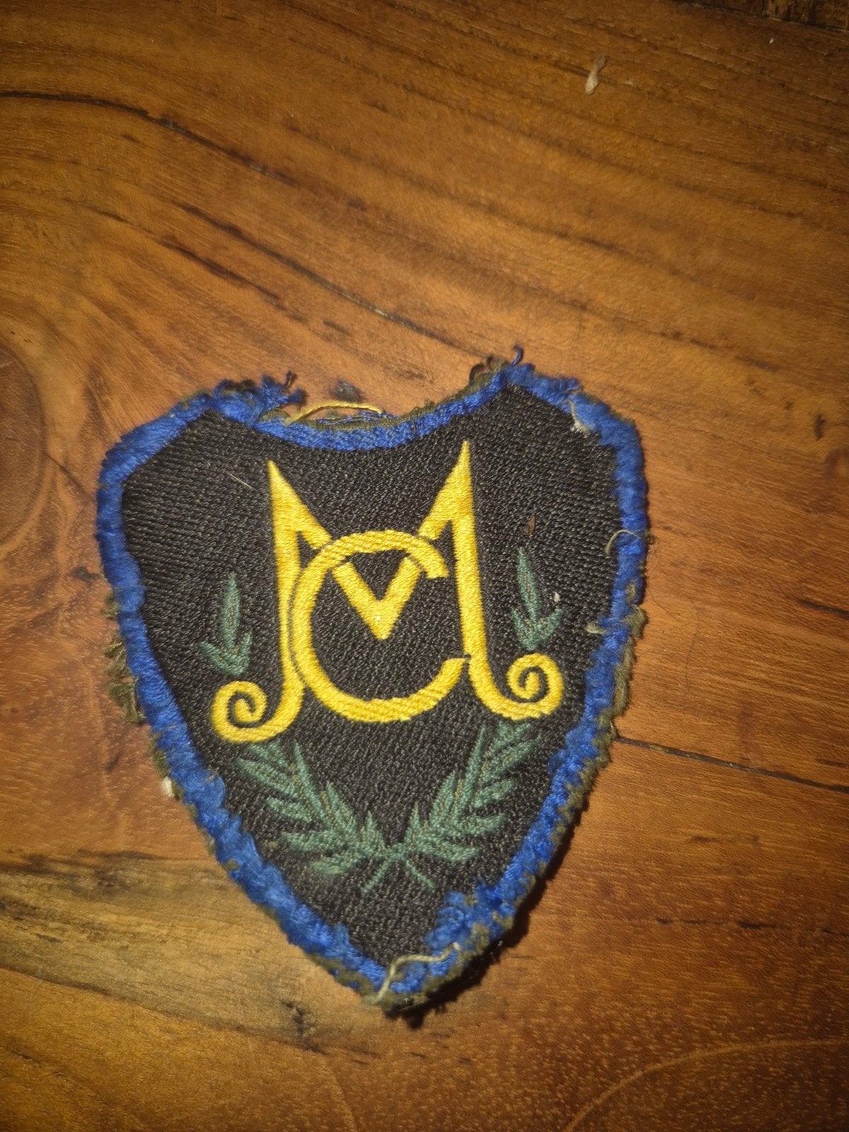 Origineel KMC Korps Mobiele Colonnes mouwembleem – Nederland, Verzamelen, Ophalen of Verzenden, Landmacht, Nederland, Embleem of Badge