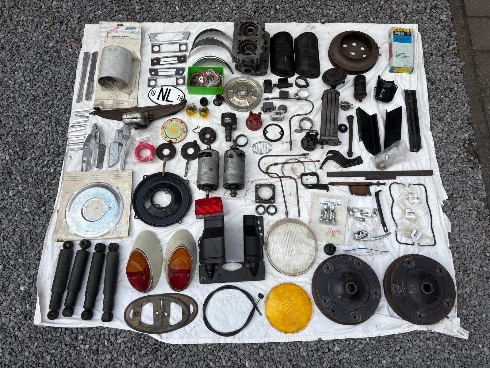 VW Kever onderdelen pakketdeal - jaren '50/'60, Auto-onderdelen, Ophalen, Gebruikt, Volkswagen