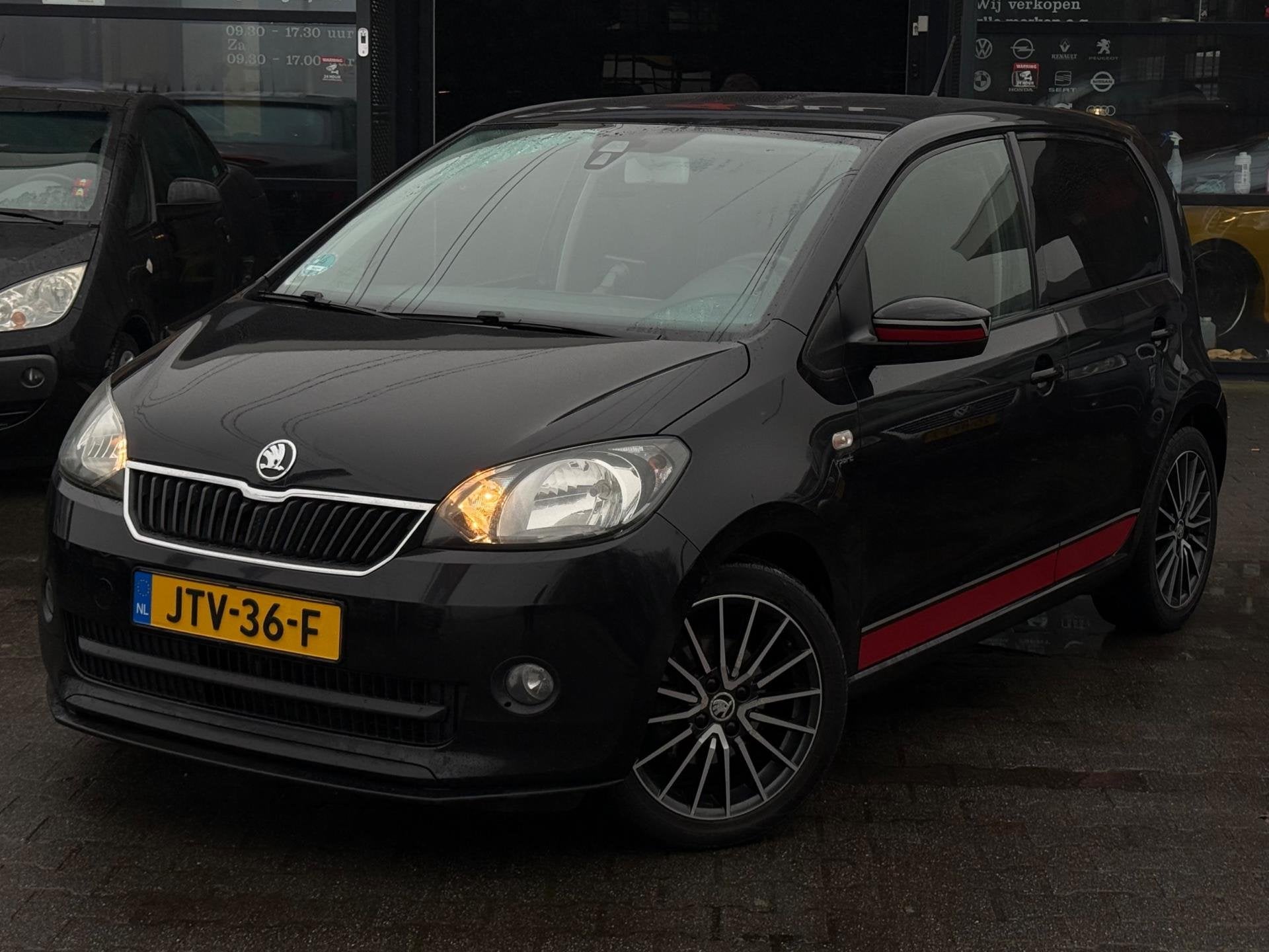 Skoda CITIGO 1.0 Monte Carlo NAVI/CRUISE/PDC/STLVRM/AIRCO/LM, Auto's, Voorwielaandrijving, Euro 5, Stof, Gebruikt