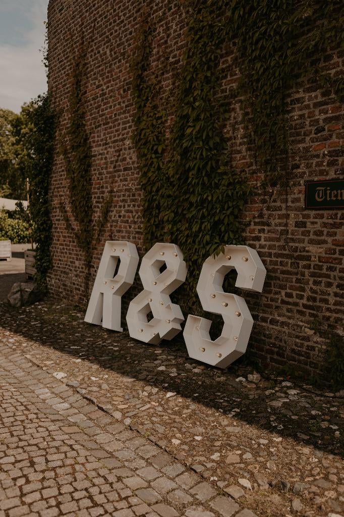 Bruiloft letters, Ophalen, Zo goed als nieuw, Versiering, Geboorte of Huwelijk