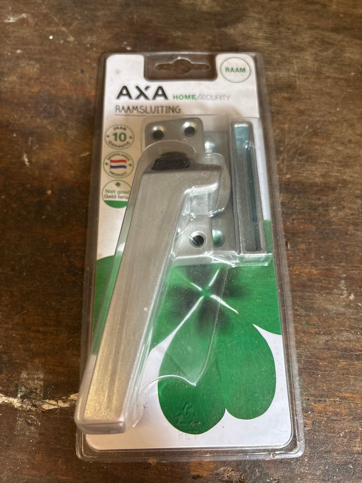 AXA Raamsluiting met drukknop - Links of Rechts, Ophalen, Nieuw, Overige materialen, Schuif of Grendel