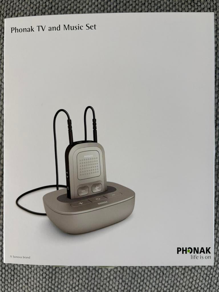Phonak Compilot 2 + TV link 2, Audio, Tv en Foto, Koptelefoons, Zo goed als nieuw, Overige merken, Ophalen of Verzenden