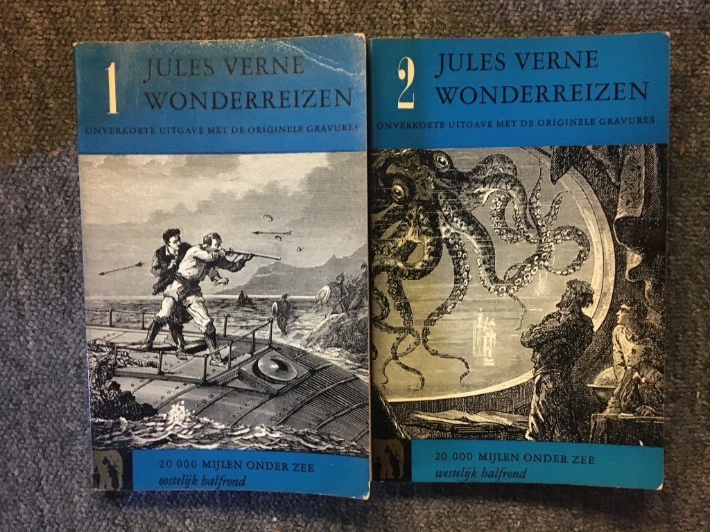 20 Duizend mijl onderzee Oost & West ; Jules Verne, Ophalen of Verzenden, Gelezen, Jules Verne