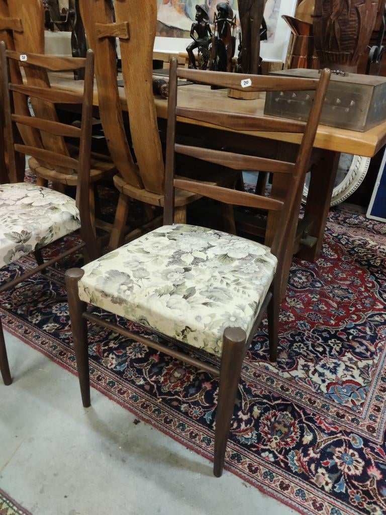 3 ladder stoelen van Cees Braakman, Huis en Inrichting, Stoelen, Ophalen, Gebruikt, X, Hout