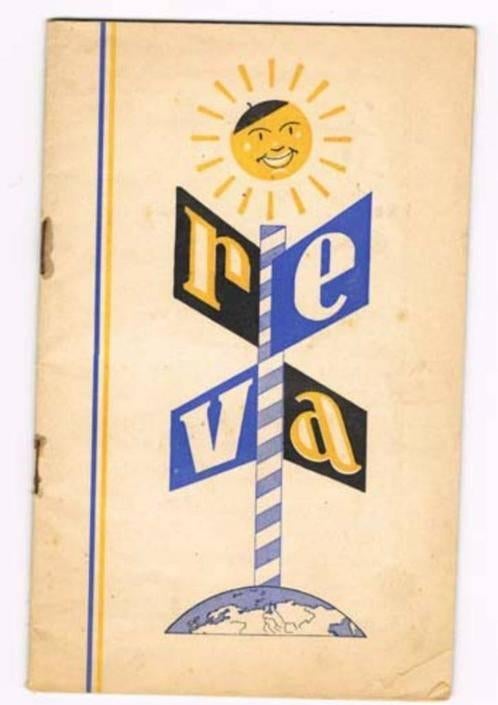 Oud R.E.V.A. - Reisboekje met diverse reclame, Ophalen of Verzenden, Gebruikt