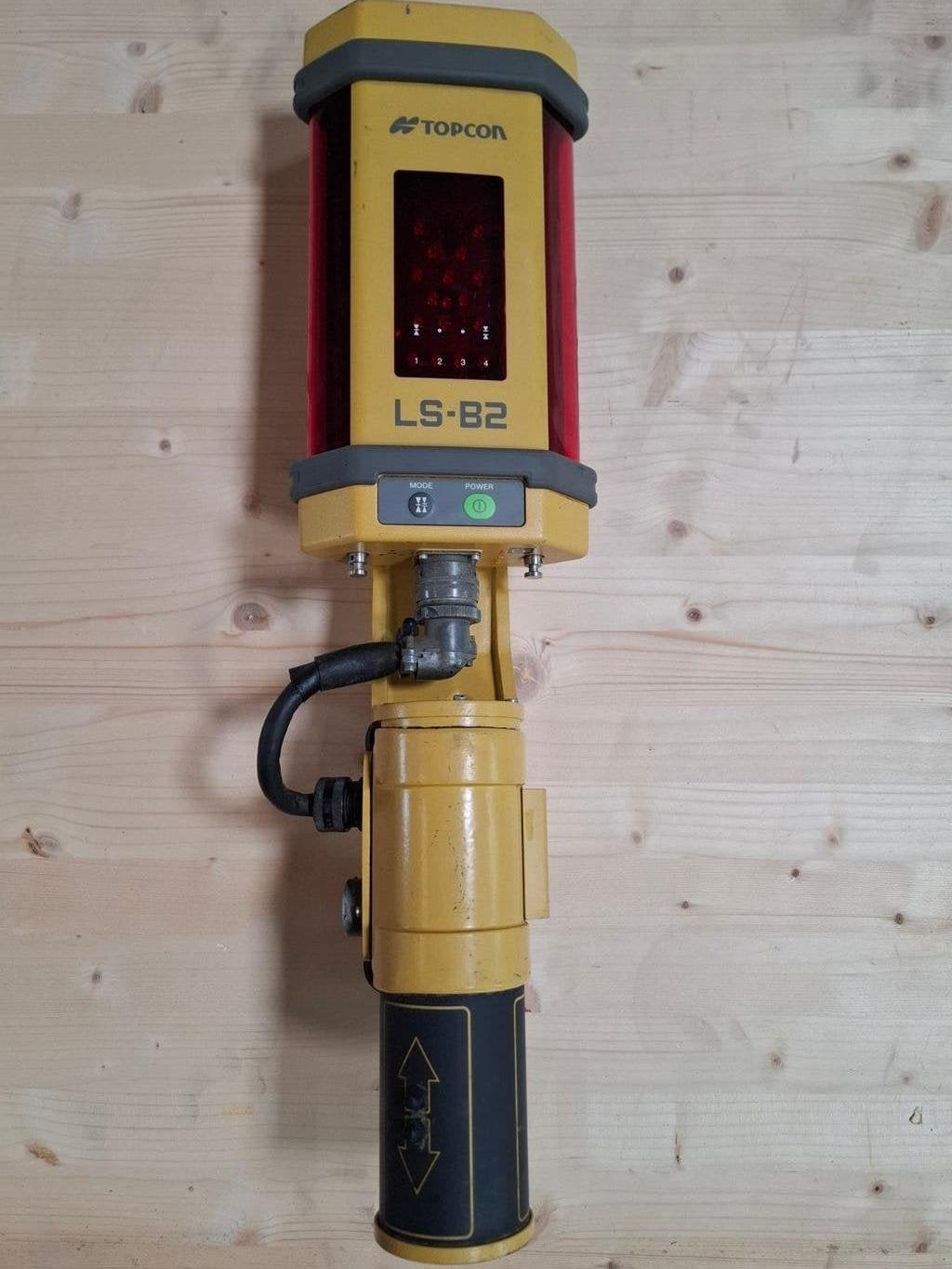 TOPCON LASERONTVANGER LS-B2 MET HOOGTE VERSTELLING 9220, Ophalen of Verzenden, Gebruikt, Overige meters