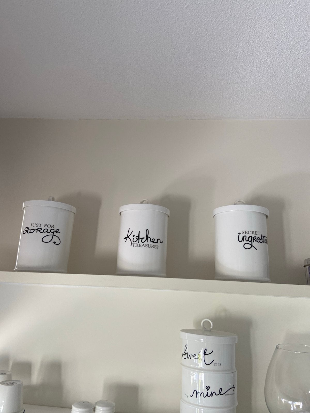 Riviera Maison Voorraadpotten - Set van 3, Ophalen, Zo goed als nieuw, Voorraadpot, Steen/keramiek