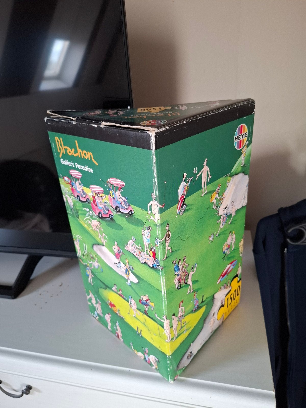Heye Blachon Golfer's Paradise Puzzel 1500 stukjes, Ophalen of Verzenden, 500 t/m 1500 stukjes, Gebruikt, Legpuzzel