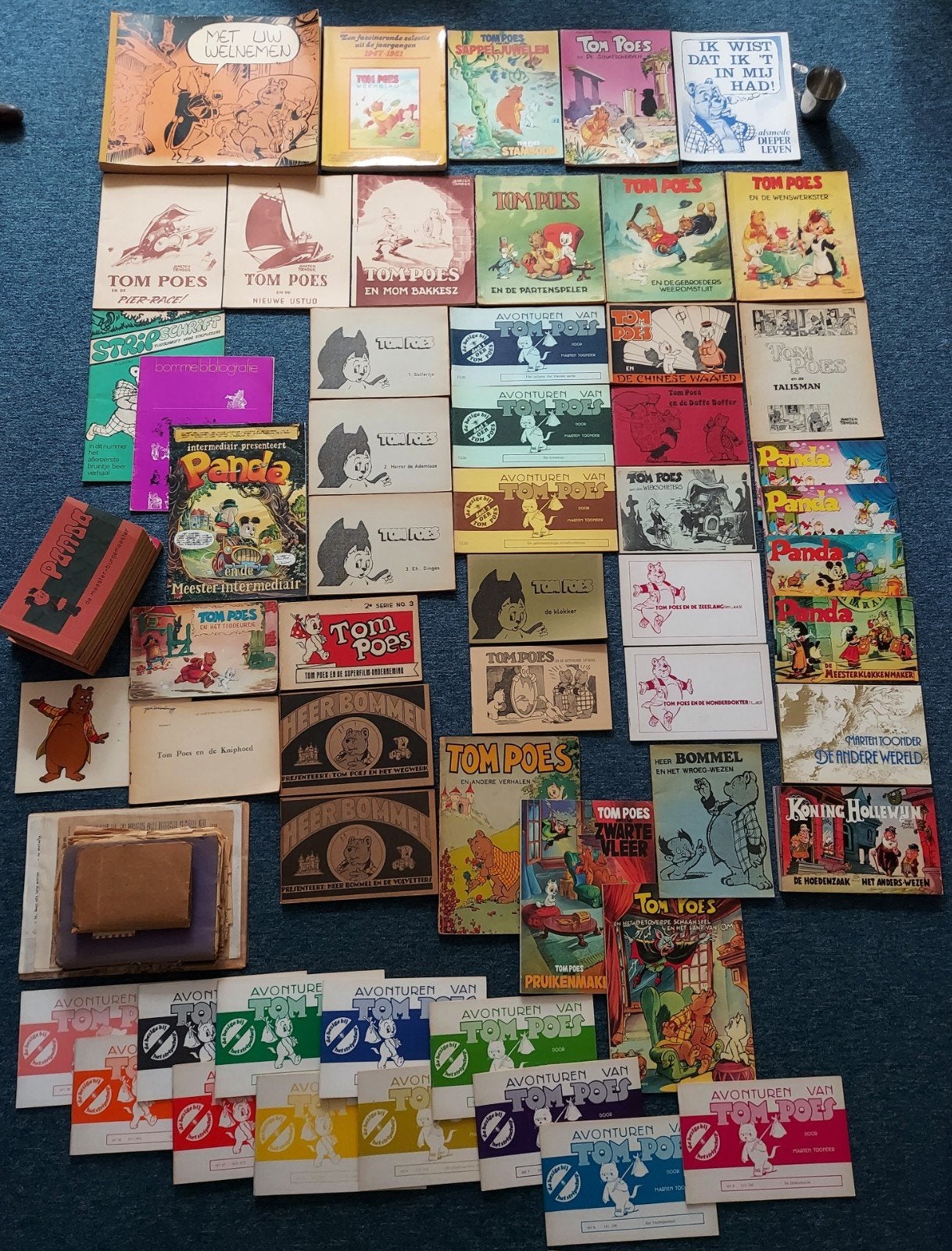 Marten Toonder collectie, Ollie B. Bommel, Tom Poes, Panda., Boeken, Marten Toonder, Ophalen of Verzenden, Zo goed als nieuw, Meerdere stripboeken