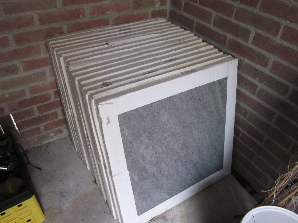 16 Keramische Tuintegels (60 x 60 cm), Doe-het-zelf en Verbouw, Tegels, Ophalen, 60 cm of meer, Nieuw, 5 tot 10 m²