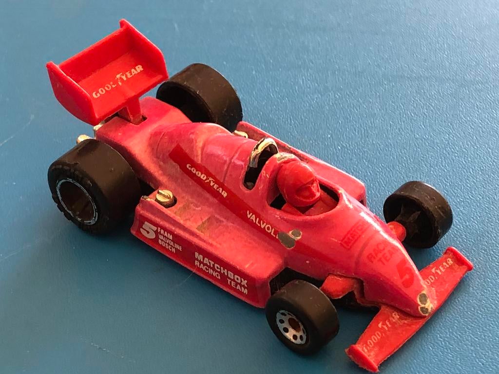 Matchbox F1 Racer 1984 Matchbox Racing Team Startnummer 5, Ophalen of Verzenden, Gebruikt, Auto
