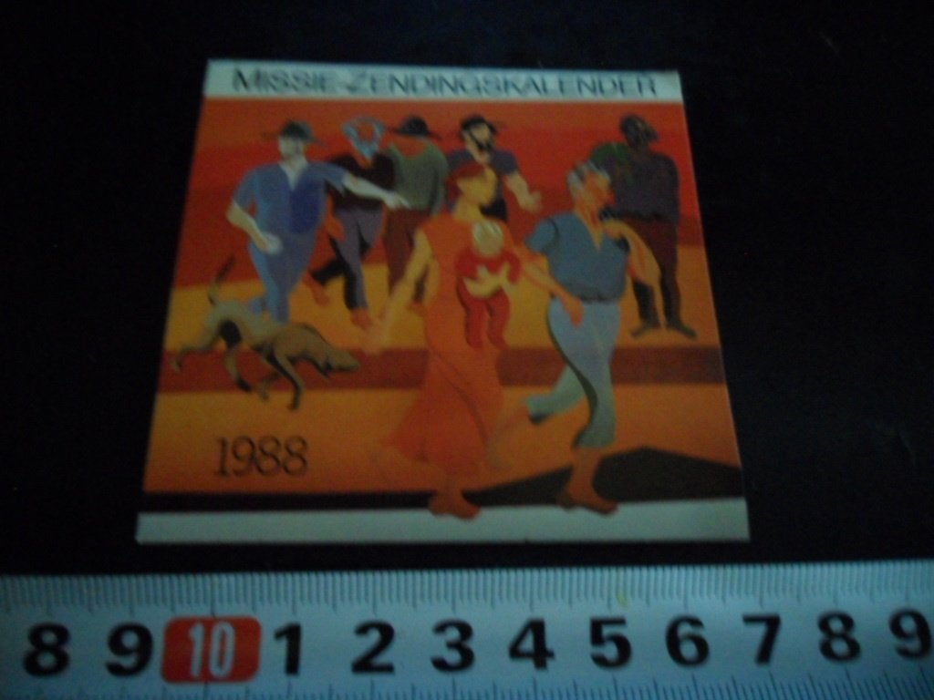 sticker Missie - Zendingskalender 1988 *, Ophalen, Zo goed als nieuw