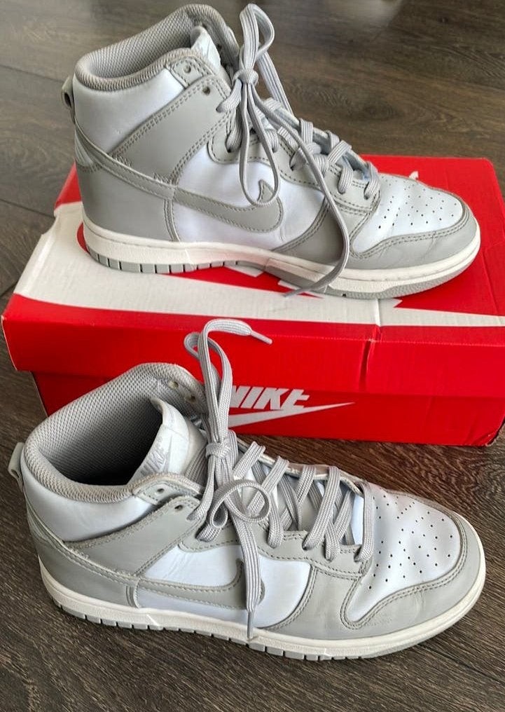 Nike Dunk High Retro SE 'Pure Platinum' sneakers, Ophalen of Verzenden, Zo goed als nieuw, Schoenen