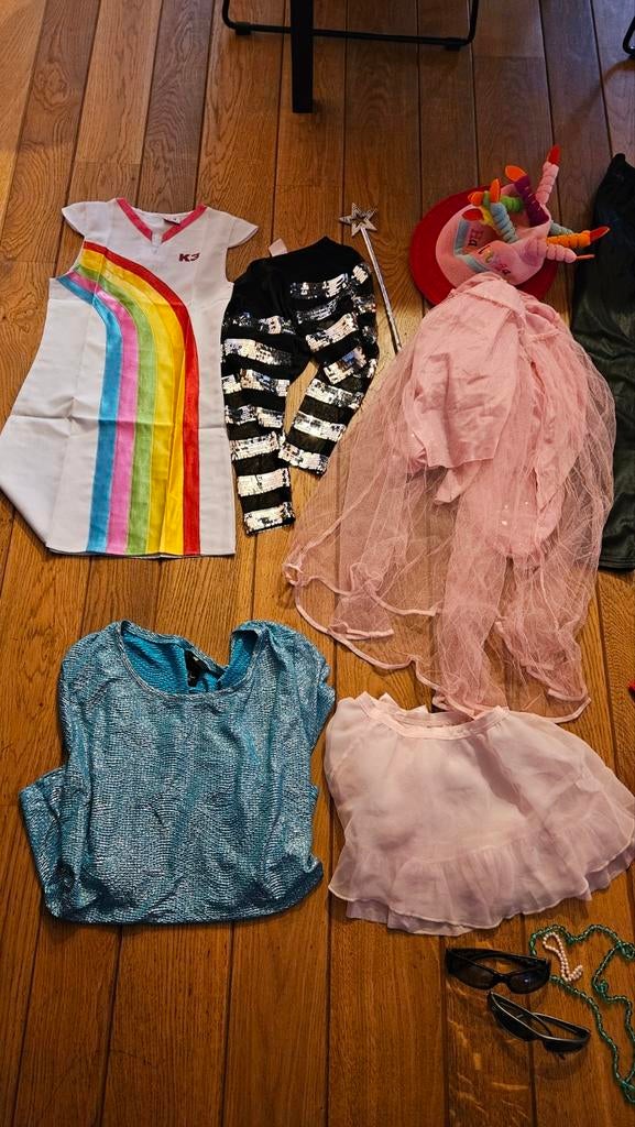 Verkleedkleding voor meisjes 3-7 jaar: Prinses, K3, glitter, Kinderen en Baby's, Carnavalskleding en Verkleedspullen, Ophalen of Verzenden