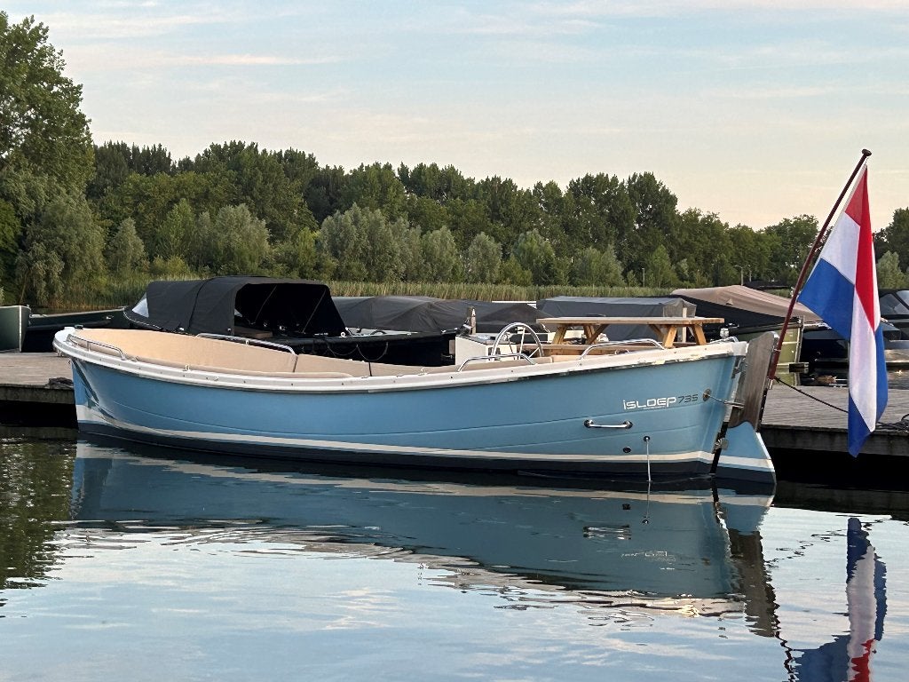 iSloep 735 in nieuwstaat !, Watersport en Boten, Ophalen, Binnenboordmotor, Diesel, Zo goed als nieuw