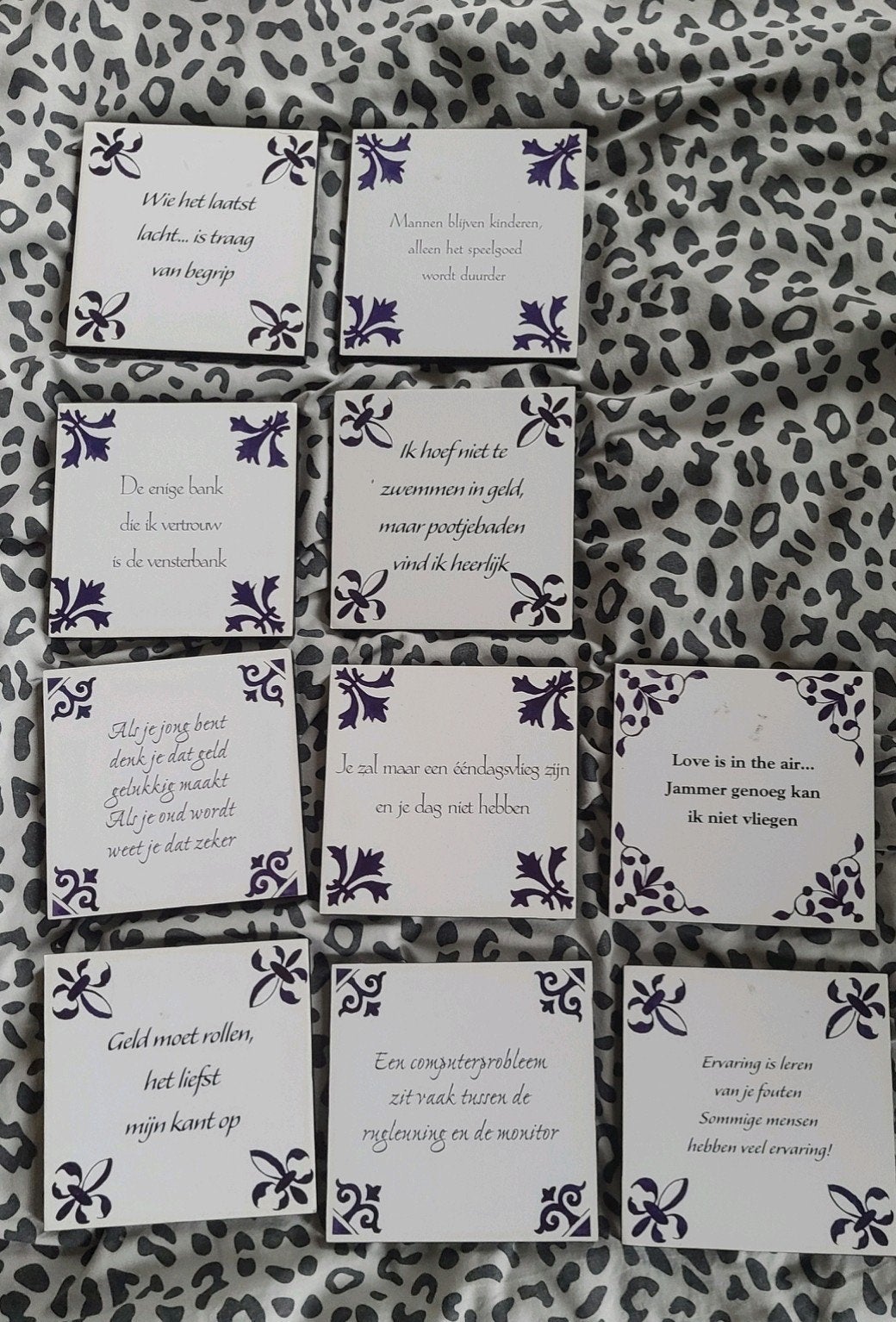 Wijsheids/spreuken tegeltjes, Ophalen of Verzenden