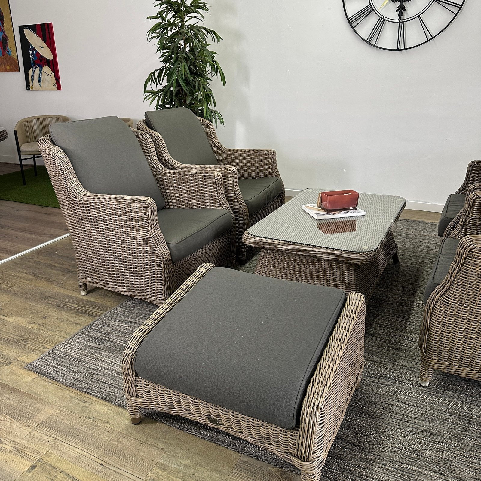 4x. 4 Seasons Outdoor (4SO) Fauteuil + Tafel TWV €2800,-, Gebruikt, Verzenden, ., .