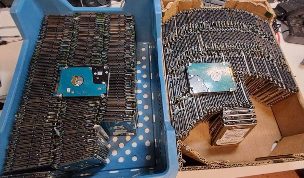 Partij 2.5'' HDD 500GB en 320GB 270X Getest en geformatteerd, Ophalen, Intern, Gebruikt, Laptop