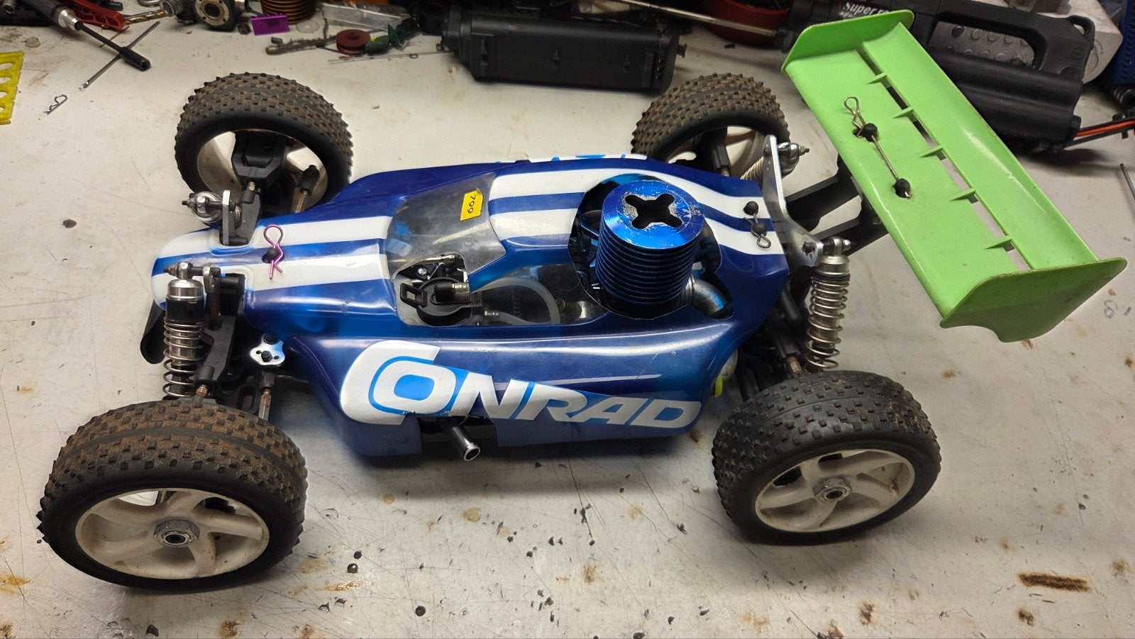 Te koop mooie reely rex, Gebruikt, Auto offroad, Ophalen of Verzenden, Schaal 1:8