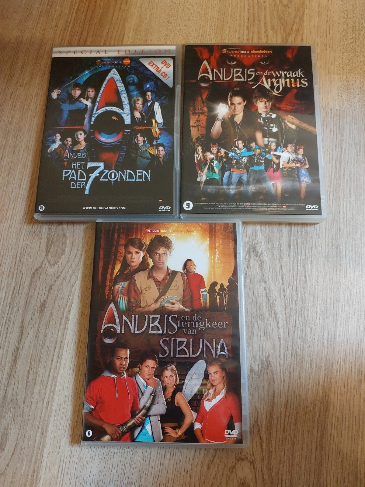 3 Het huis anubis films dvd, Alle leeftijden, Ophalen of Verzenden, Gebruikt