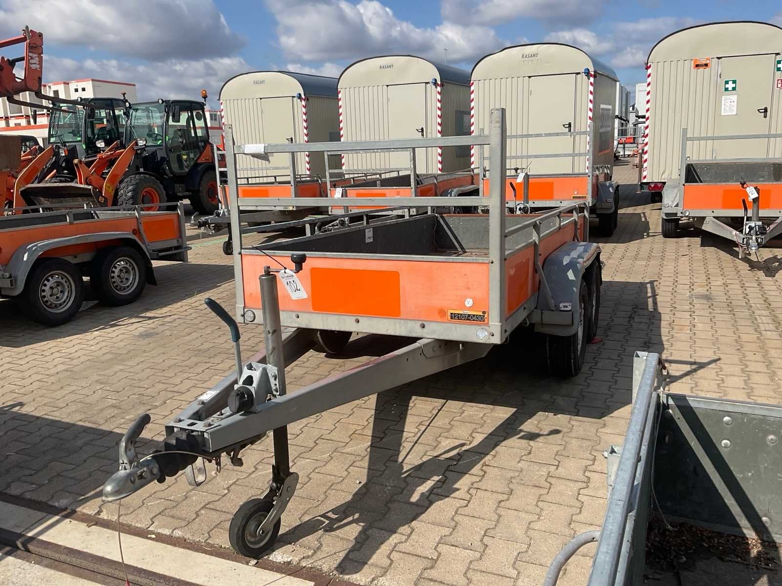 2016 Atec EB2 2-1 Dubbelas aanhangwagen, Gebruikt