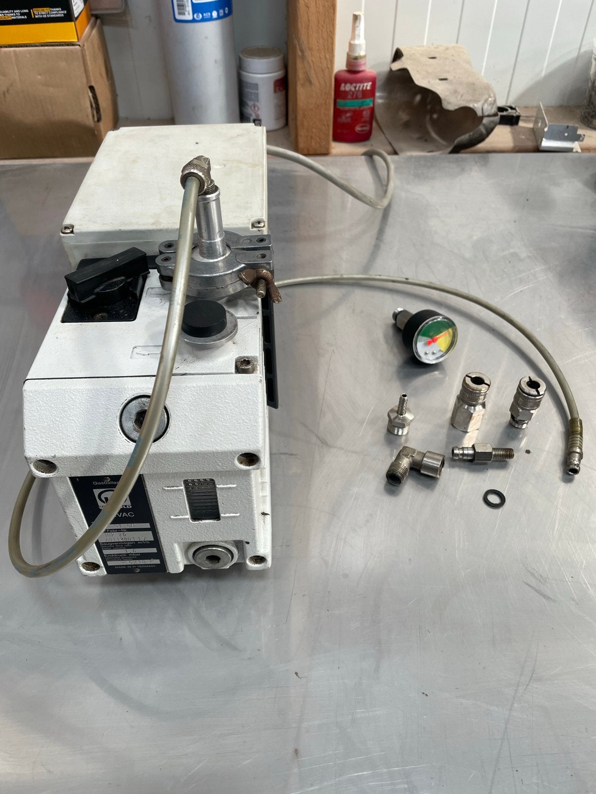 Professionele Leybold Trivac S1.6B Vacuüm- en Drukpomp, Ophalen of Verzenden
