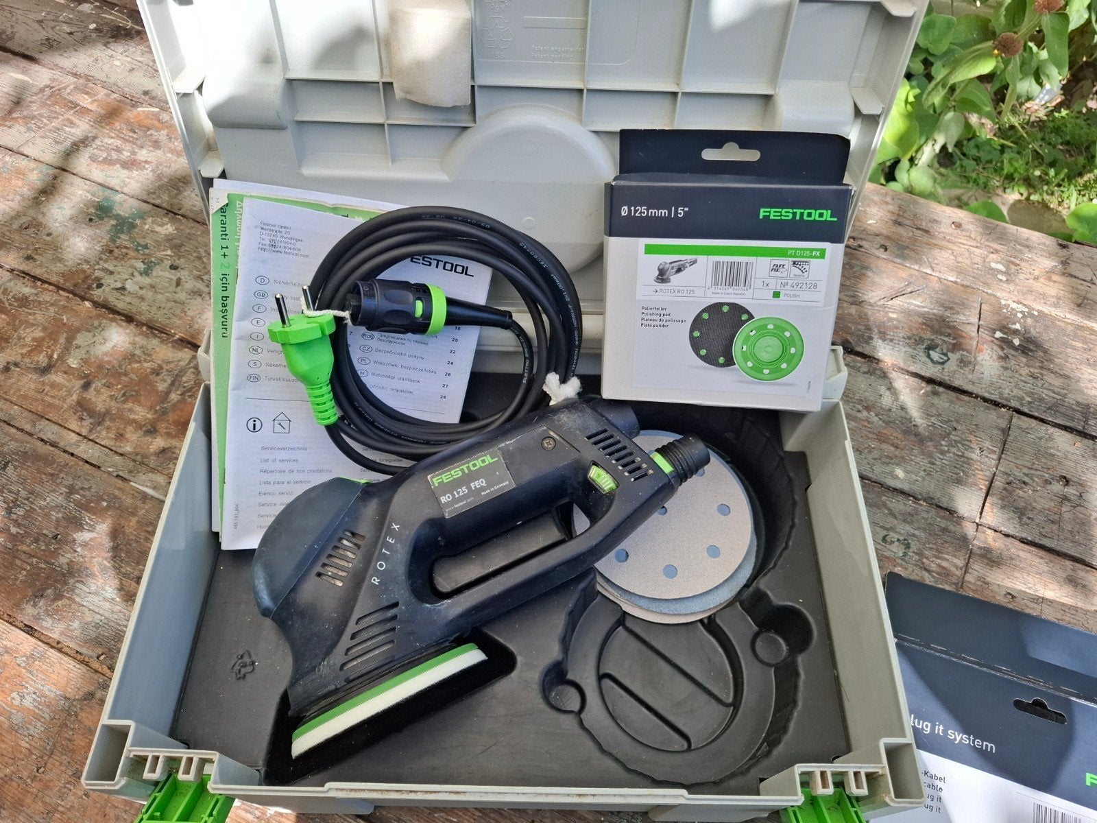 Festool RO 125 FEQ Rotex schuurmachine, Ophalen of Verzenden