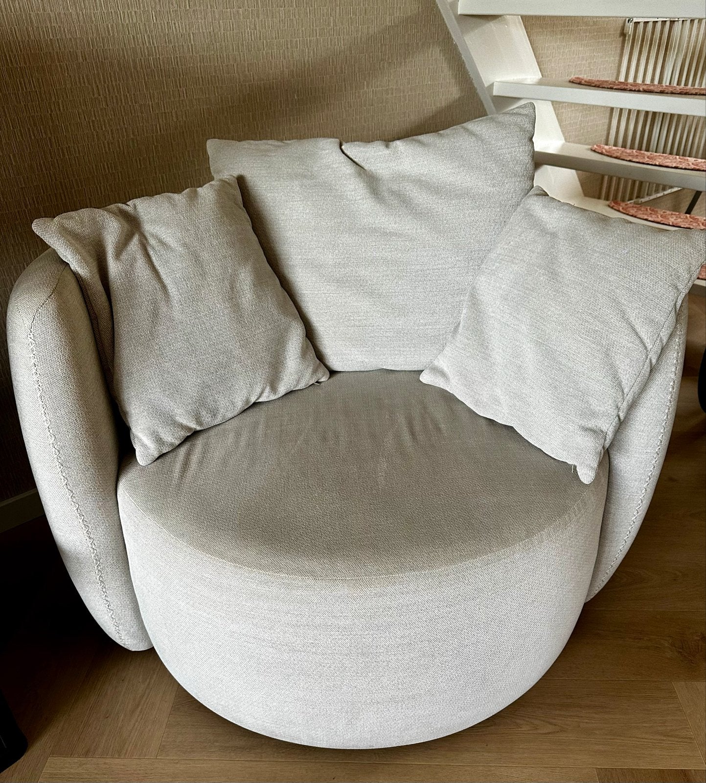 Goossens fauteuil, Huis en Inrichting, Fauteuils, Ophalen, Zo goed als nieuw, Stof, 75 tot 100 cm