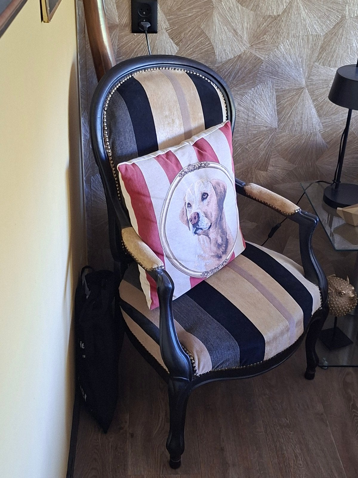 Antieke gerestaureerde dames fauteuil, Ophalen