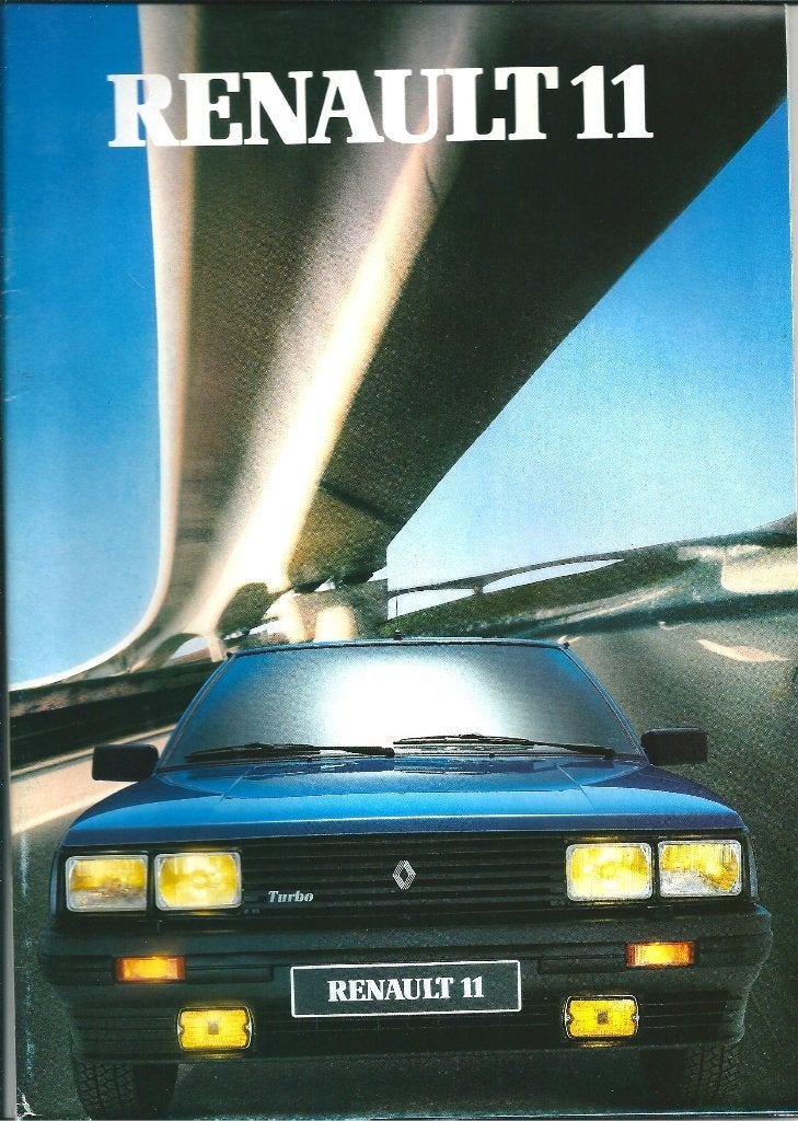 Folder Renault 11 1986, Ophalen of Verzenden, Gelezen, Renault