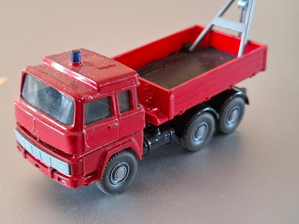 1:87 brandweer Magirus Deutz Wiking € 4, Verzenden, Zo goed als nieuw, Bus of Vrachtwagen, Wiking