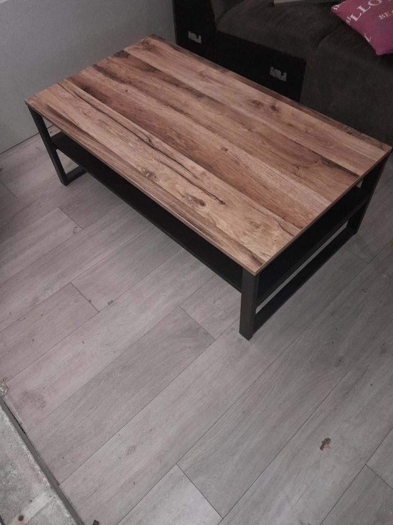 Salontafel - 118,5x67x43 cm, Overige houtsoorten, Gebruikt, 100 tot 150 cm, Minder dan 50 cm