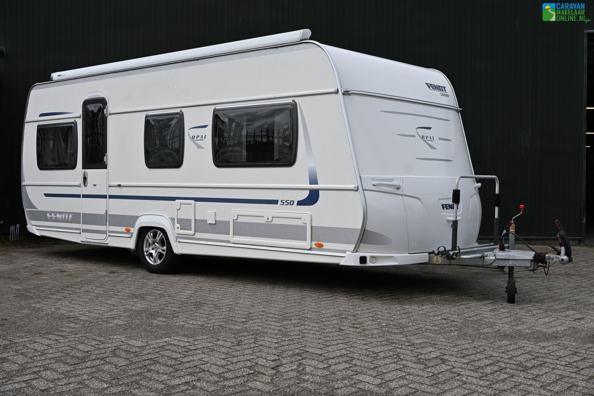 Fendt Opal 550 SG Mover Cassette Luifel Enkele bedden, Caravans en Kamperen, Rondzit, Bedrijf, Kachel, 1250 - 1500 kg