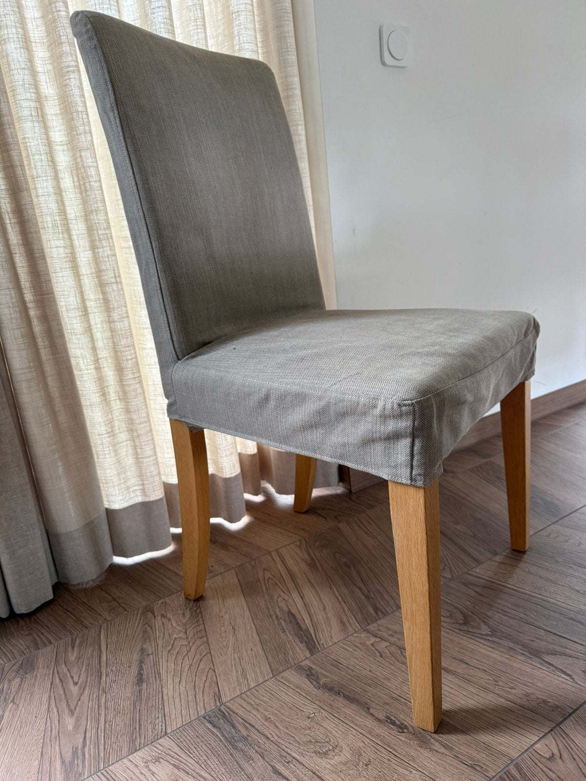 Hendriksdal IKEA eetkamerstoelen 4 stuks, Huis en Inrichting, Ophalen, Zo goed als nieuw, Grijs