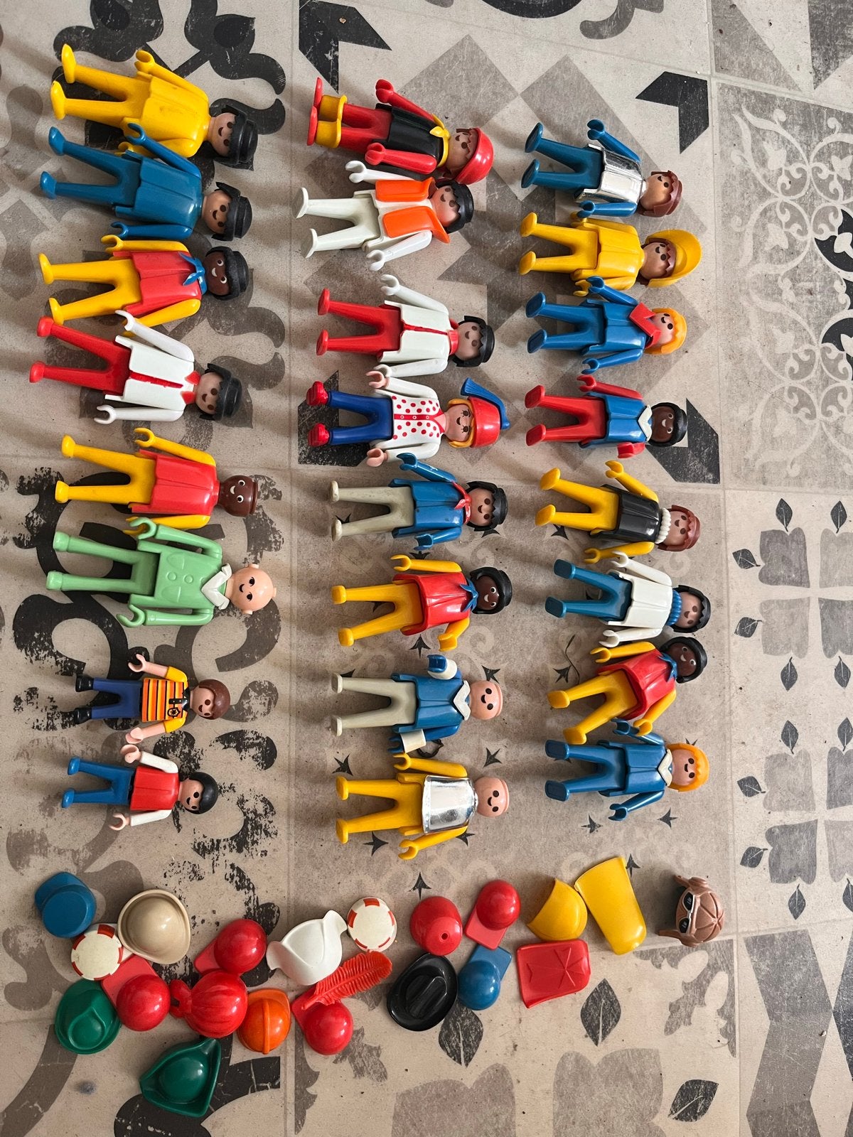 Grote collectie Playmobil poppetjes en accessoires, Ophalen of Verzenden, Gebruikt