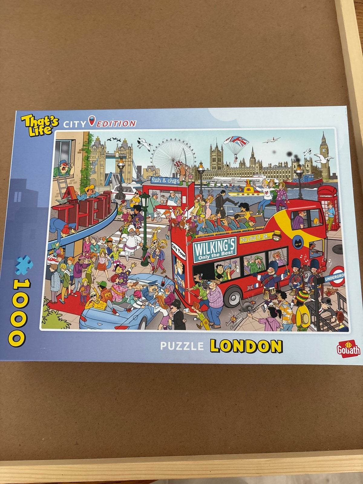 That's Life City Edition London Puzzel 1000 stukjes, Ophalen of Verzenden, 500 t/m 1500 stukjes, Zo goed als nieuw, Legpuzzel