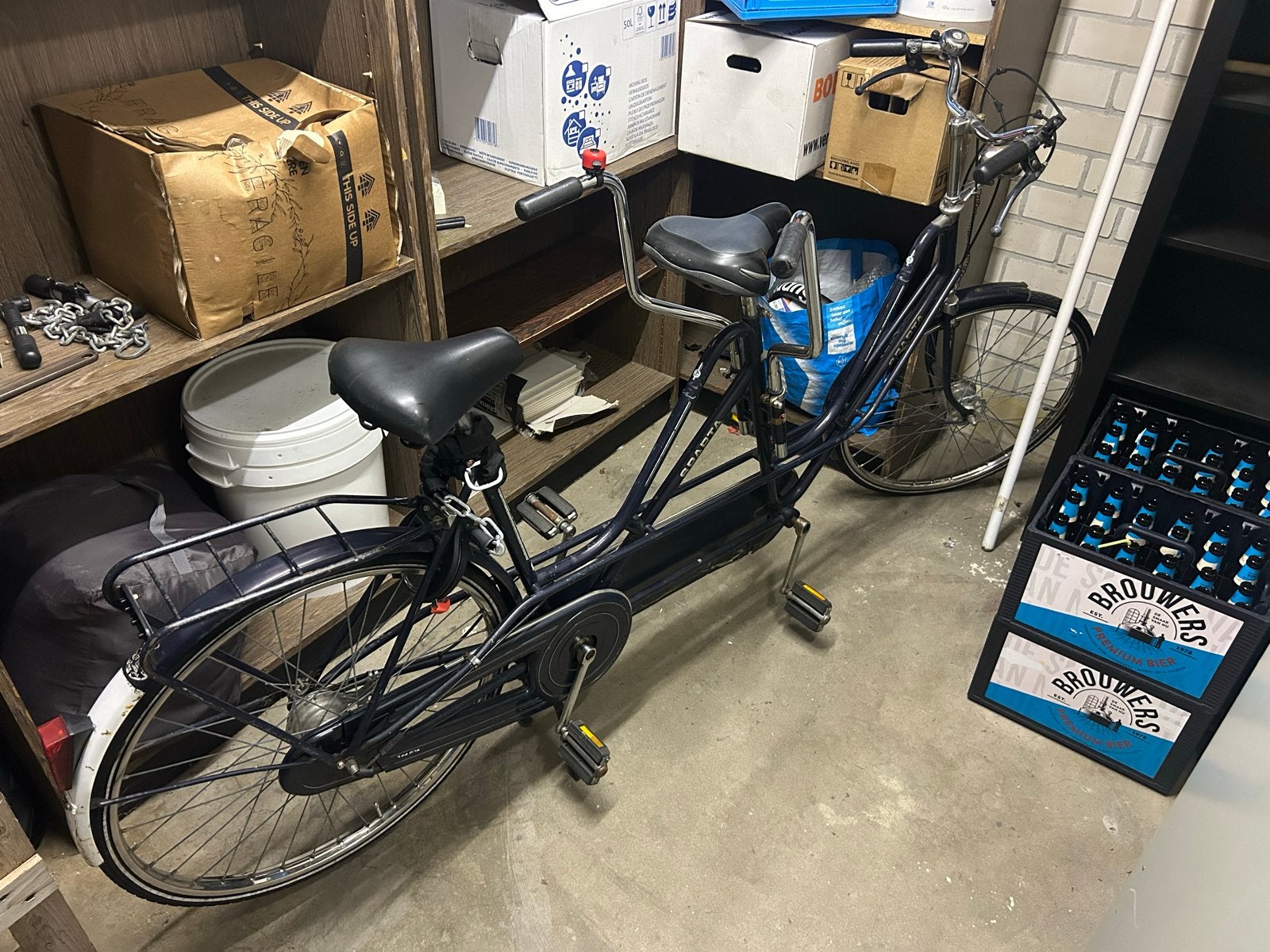 Tandem sparta, Fietsen en Brommers, Fietsen | Tandems, Minder dan 10 versnellingen, Gebruikt, 51 tot 55 cm, Trommelrem