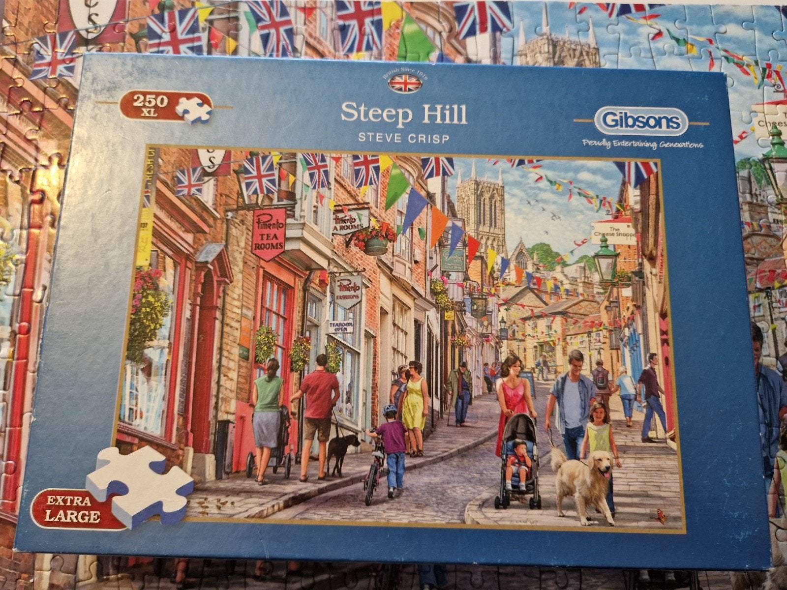 Gibsons puzzel 250 XL stukjes, Ophalen of Verzenden, Minder dan 500 stukjes, Gebruikt