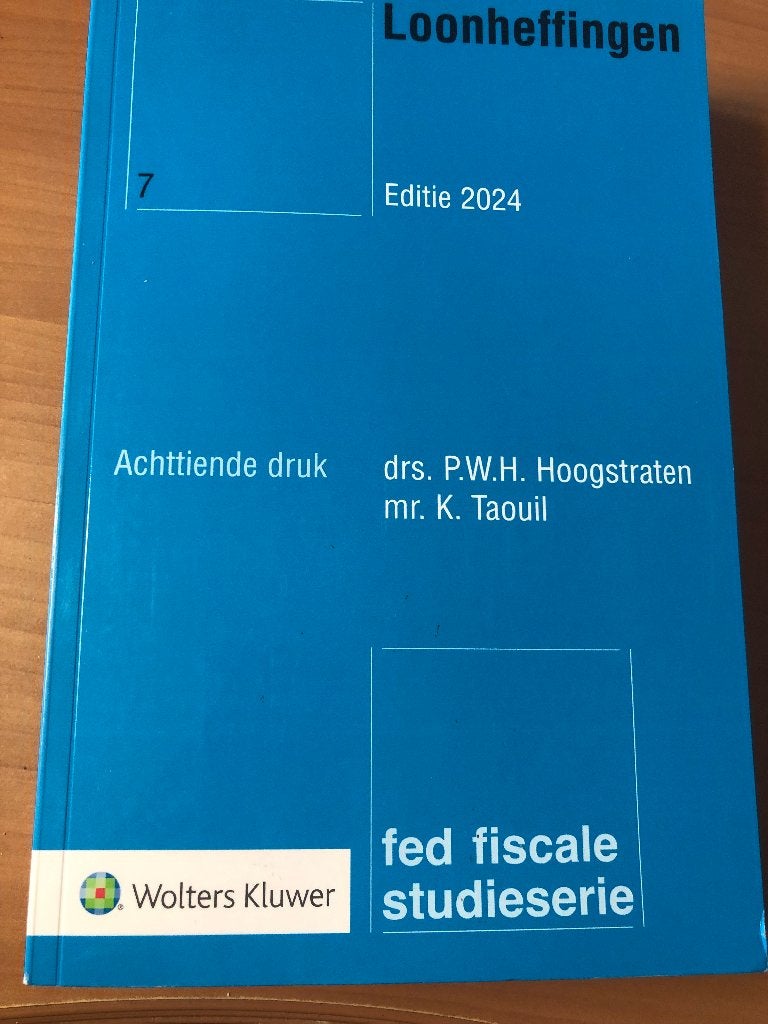 Loonheffingen 2024, Nieuw, Wolters Kluwer, Gamma, HBO