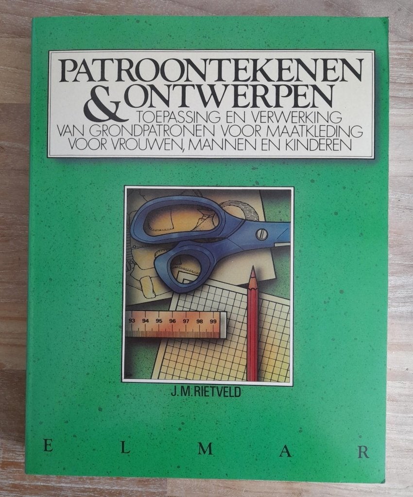 Patroontekenen en ontwerpen - J.M. Rietveld, Verzenden, Studie en Technieken, Zo goed als nieuw, J.M. Rietveld