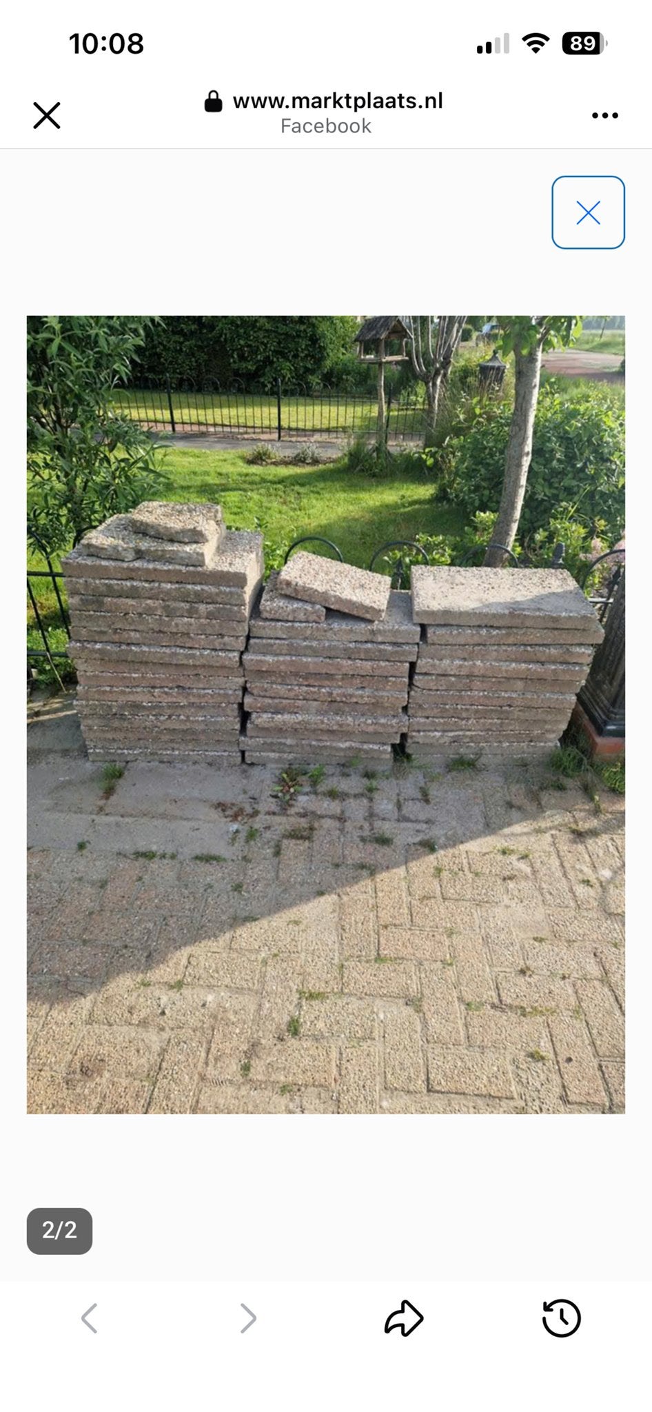 Gratis ca. 70 grindtegels, Tuin en Terras, Tegels en Klinkers, Ophalen, Gebruikt, 5 tot 10 m², Grind