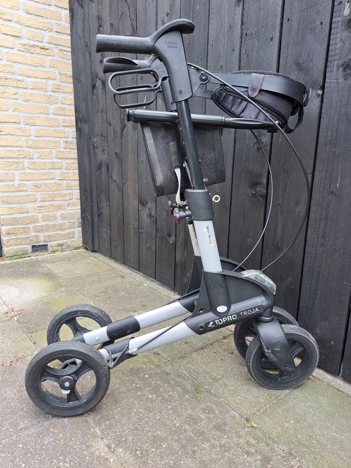 Topro Troja in hoogte verstelbare rollator, Ophalen